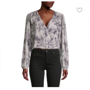 Astr Marble Patterned Blouse